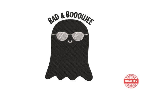 Boujee Ghost Halloween Embroidery