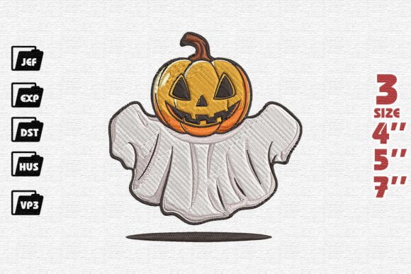 Mischievous Floating Jack-o-Lantern Ghost