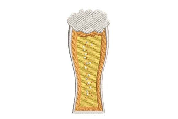 Oktoberfest Weizen Beer Glass Embroidery Patch