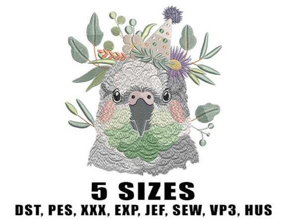 Party Parrot Embroidery Review